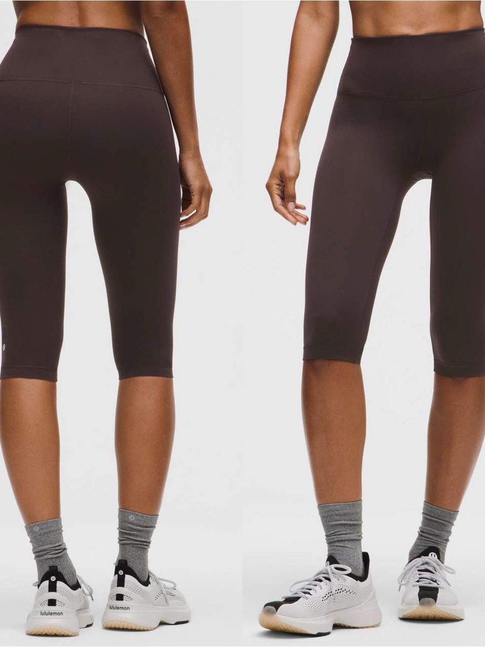 Lululemon Wunder Train High-Rise Crop Sz 16/15" In Sequoia